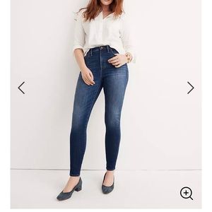 NWT MADEWELL 10" High-Rise Skinny Jeans